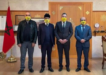 عمدة فاس يجدد دعمه للمجهودات الرامية لبناء مركز التكوين و جميع المشاريع المستقبلية لفريق الماص