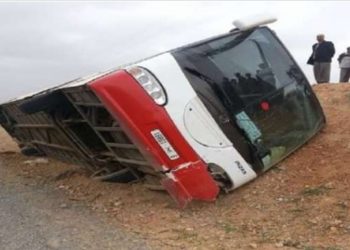 القنيطرة.. مصرع شخصين وإصابة 30 آخرين في حادث انقلاب حافلة لنقل المسافرين