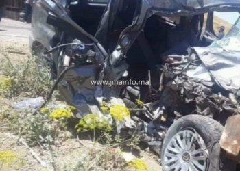 حادثة سير مميتة بالطريق الرابطة بين فاس وتاونات