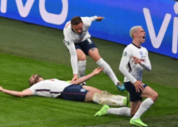 المنتخب الإنجليزي لأول مرة في تاريخه يتأهل للمباراة النهائية لبطولة أمم أوروبا لكرة القدم