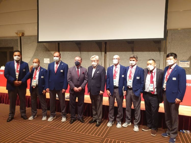 هذا مأفرزته القرعة الخاصة بمنافسات التايكوندو لدورة طوكيو 2020 خلال اجتماع اللجنة الفنية ورؤساء المنتخبات
