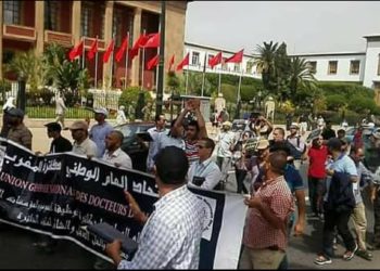 الدكاترة الموظفون يخوضون إضرابا وطنيا مصحوبا باعتصام إنذاري
