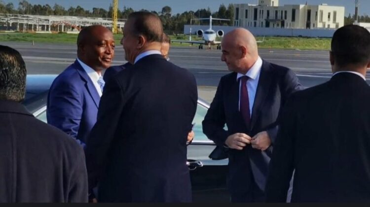 إنفانتينو وموتسيبي يحلان بالمغرب