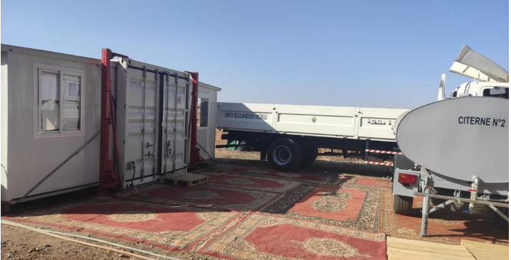 إيفاد مخبزتين متنقلتين إلى منطقة تحناوت بضواحي مراكش