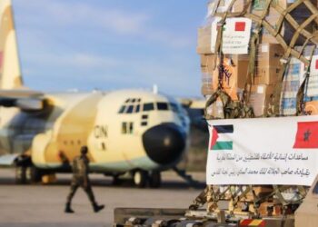 وصول طائرتين عسكريتين محملتين بمساعدات للفلسطينيين