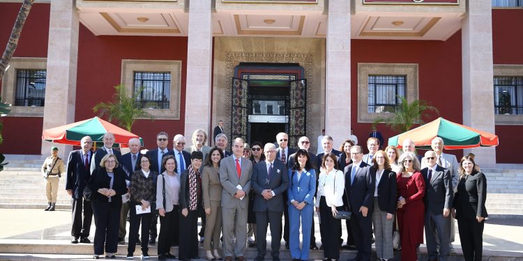 رئيس مجلس النواب السيد أحمد تويزي يستقبل وفدا عن اللجنة اليهودية الأمريكية